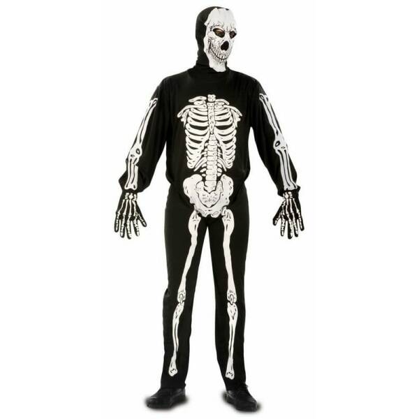 Mr Creepy Skeleton Costume - Adult Size Medium / Large