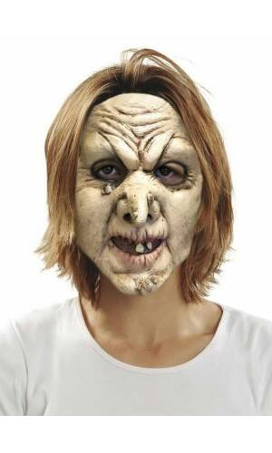 Witch Latex Half Mask - Adult One Size