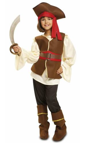 Buccaneer Pirate Girl Costume - Age 3 to 4 Years