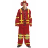 Fireman Firefighter Costume - Adult Size Medium / Large