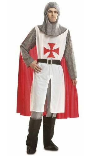 Medieval Knight With Cape - Adult Size XL