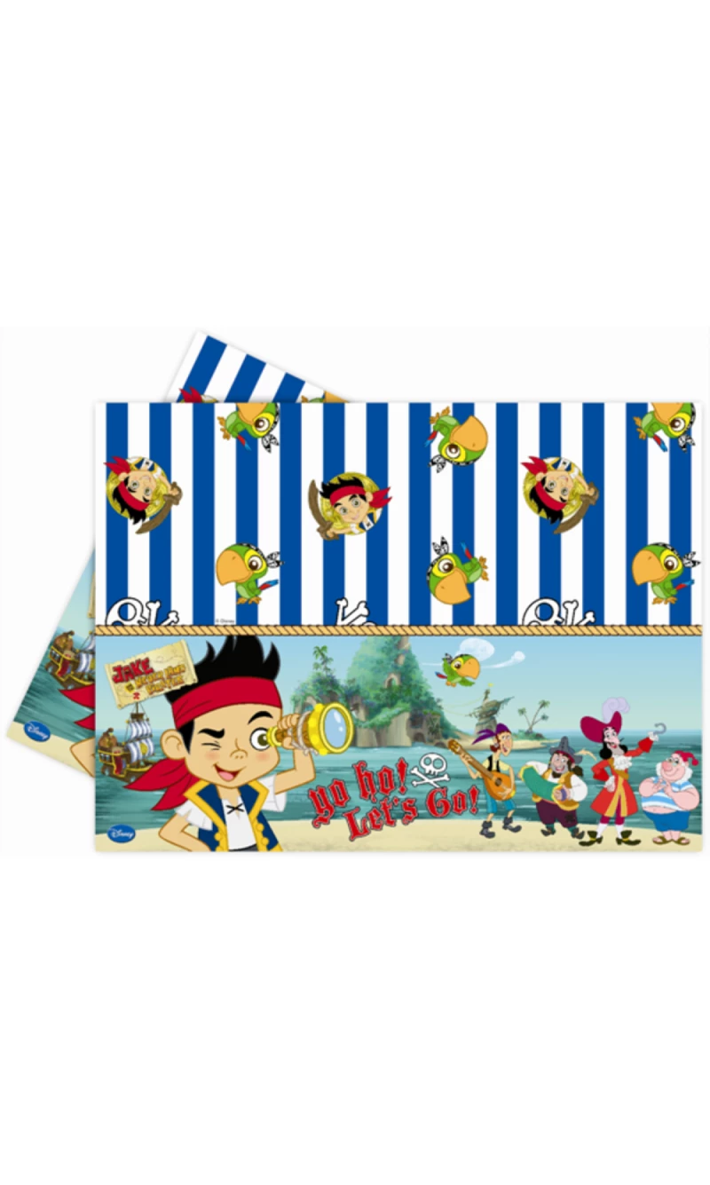Jake and the Never Land Pirates Plastic Tablecover - 120cm x 180cm