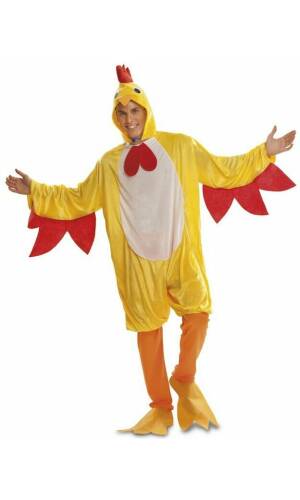 Yellow Cockerel Costume - Adult Size M/L