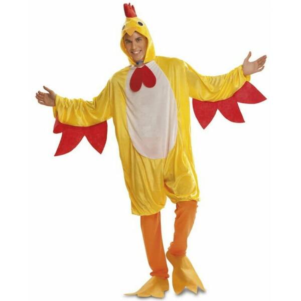 Yellow Cockerel Costume - Adult Size M/L