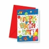 Kokliko Happy Birthday Invitations & Envelopes  - 6pk