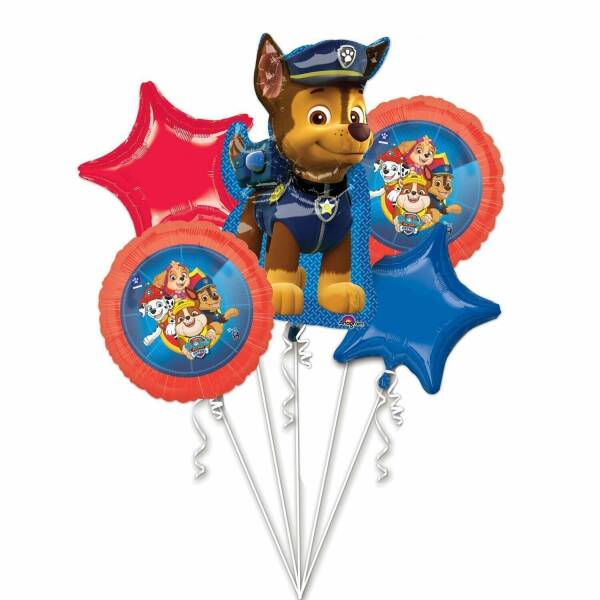 Paw Patrol Bouquet Foil Balloons - 5pk