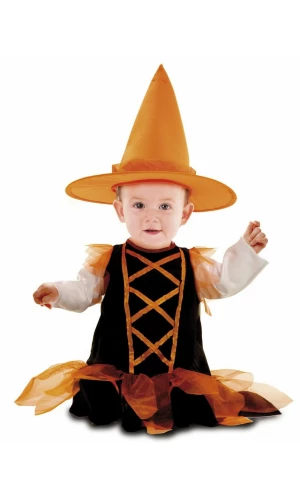 Little Orange Witch - Age 0 to 6 Months