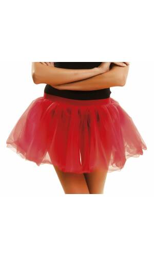Short Red Sweet Troll Tutu (3 Layers) - Adult One Size