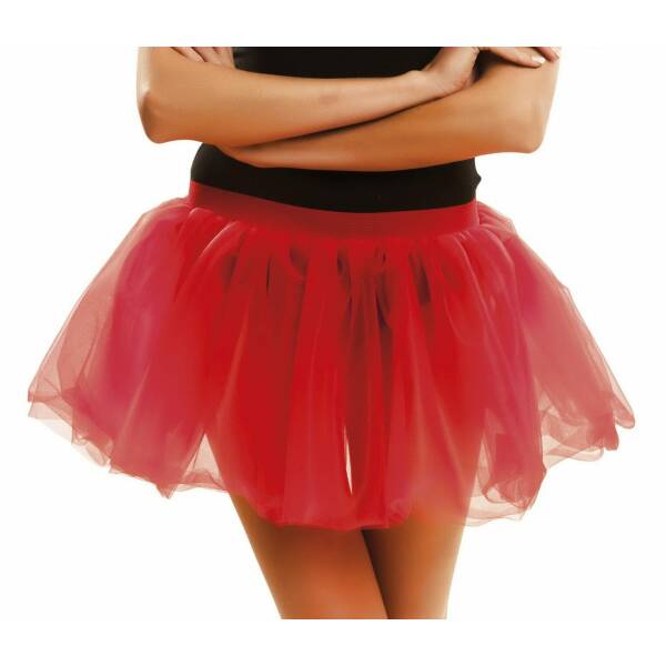 Short Red Sweet Troll Tutu (3 Layers) - Adult One Size