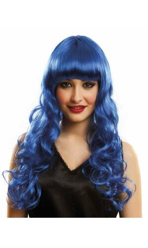 Blue Katy Wig - Adult One Size