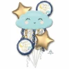 Twinkle Little Star Foil Balloon Bouquet - 5pk