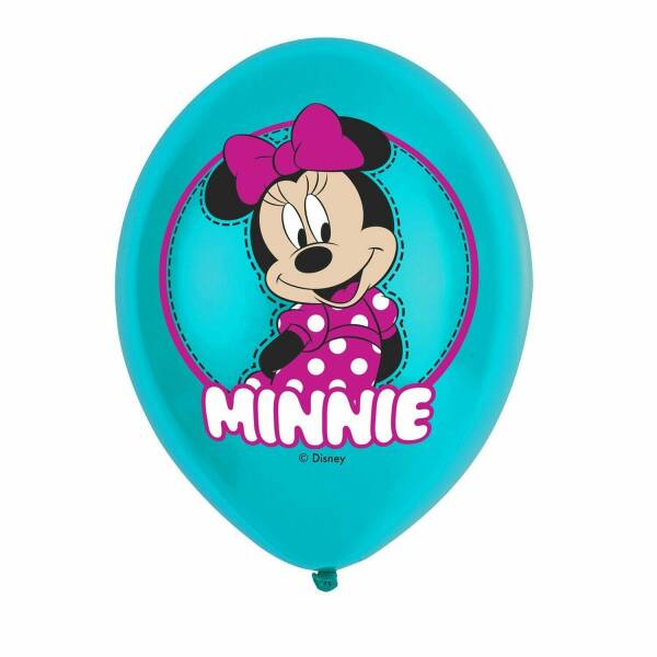 Minnie Mouse Latex Balloons (27.5cm / 11") - 6pk