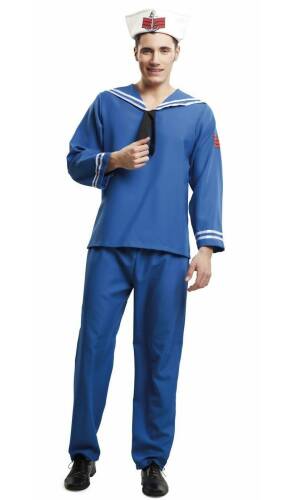 Male Sailor In Blue - Adult Size M/L
