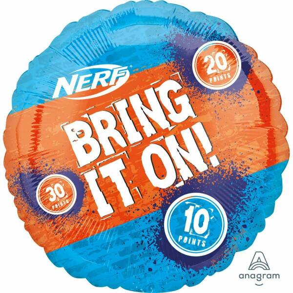 Nerf Target Jumbo Foil Balloon - 71cm x 71cm