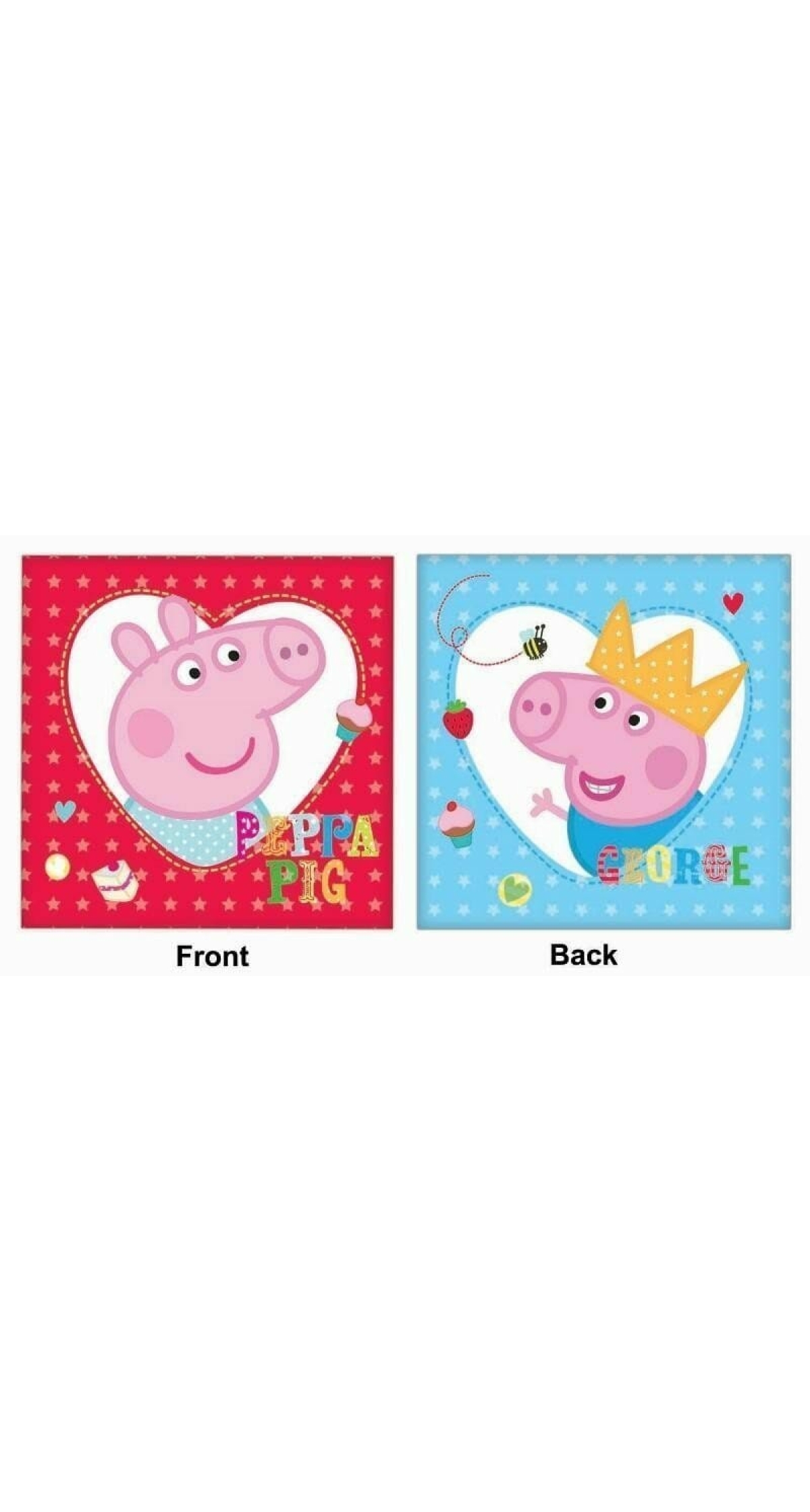 Pappa Pig Napkins 33cm x 33cm - 16pk