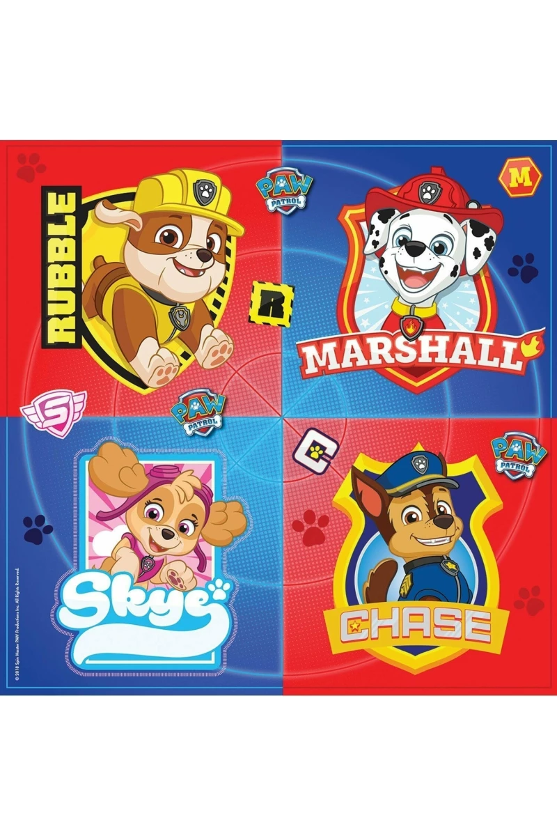 Paw Patrol Napkins 33cm x 33cm - 16pk