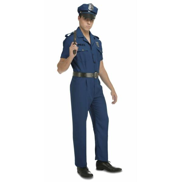 Police Man Policía - Adult Size Small