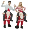 Piggybach Ride-On Santa Claus - Adult Size M/L Unisex