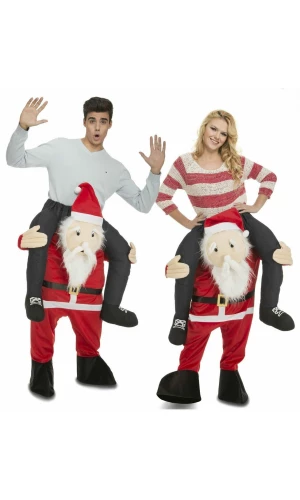 Piggybach Ride-On Santa Claus - Adult Size M/L Unisex