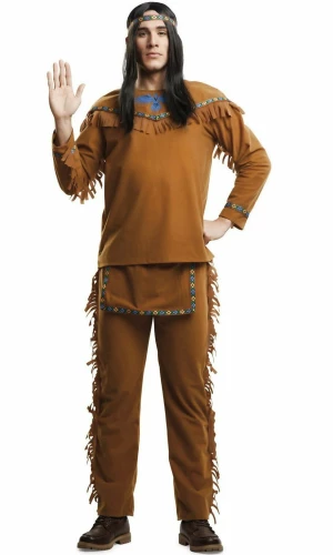 Indian Man Indio Costume - Adult Size Small