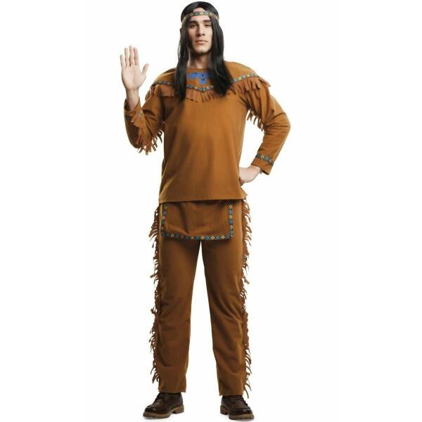 Indian Man Indio Costume - Adult Size Small