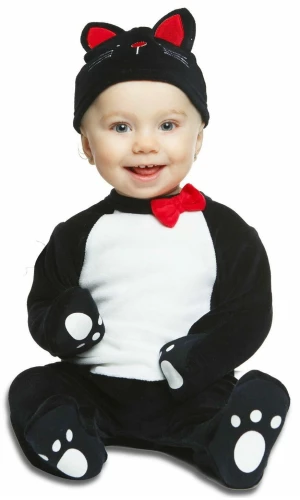 Little Cotton Cat In Black - Age 12 to 24 Months