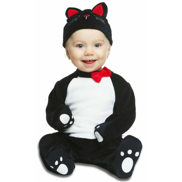 Little Cotton Cat In Black - Age 12 to 24 Months