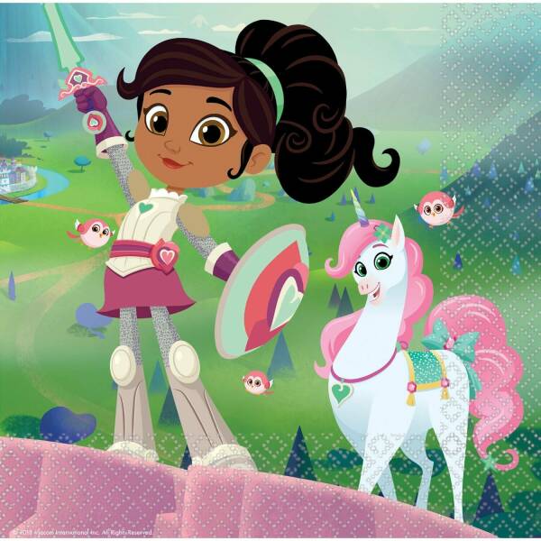 Nella The Princess Knight Napkins 33cm x 33cm - 16pk