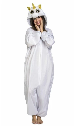 Cool Big Eyes White Unicorn (Onesie) - Age 10 to 12 Years