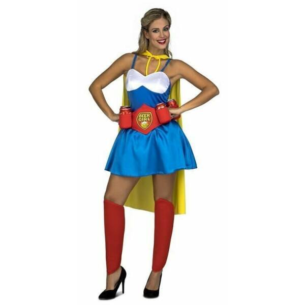 Superhero Beer Woman - Adult Size M/L