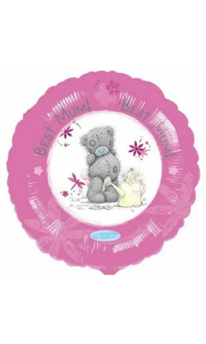 Me To You Best Mum Round Foil Balloon 18''
