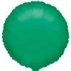 Metallic Green Round Foil Balloon 18"