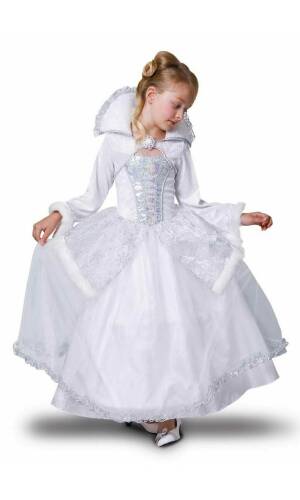 Snow Queen Princess Girl - Age 7 to 9 Years