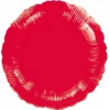 Metallic Red Round Foil Balloon 18"
