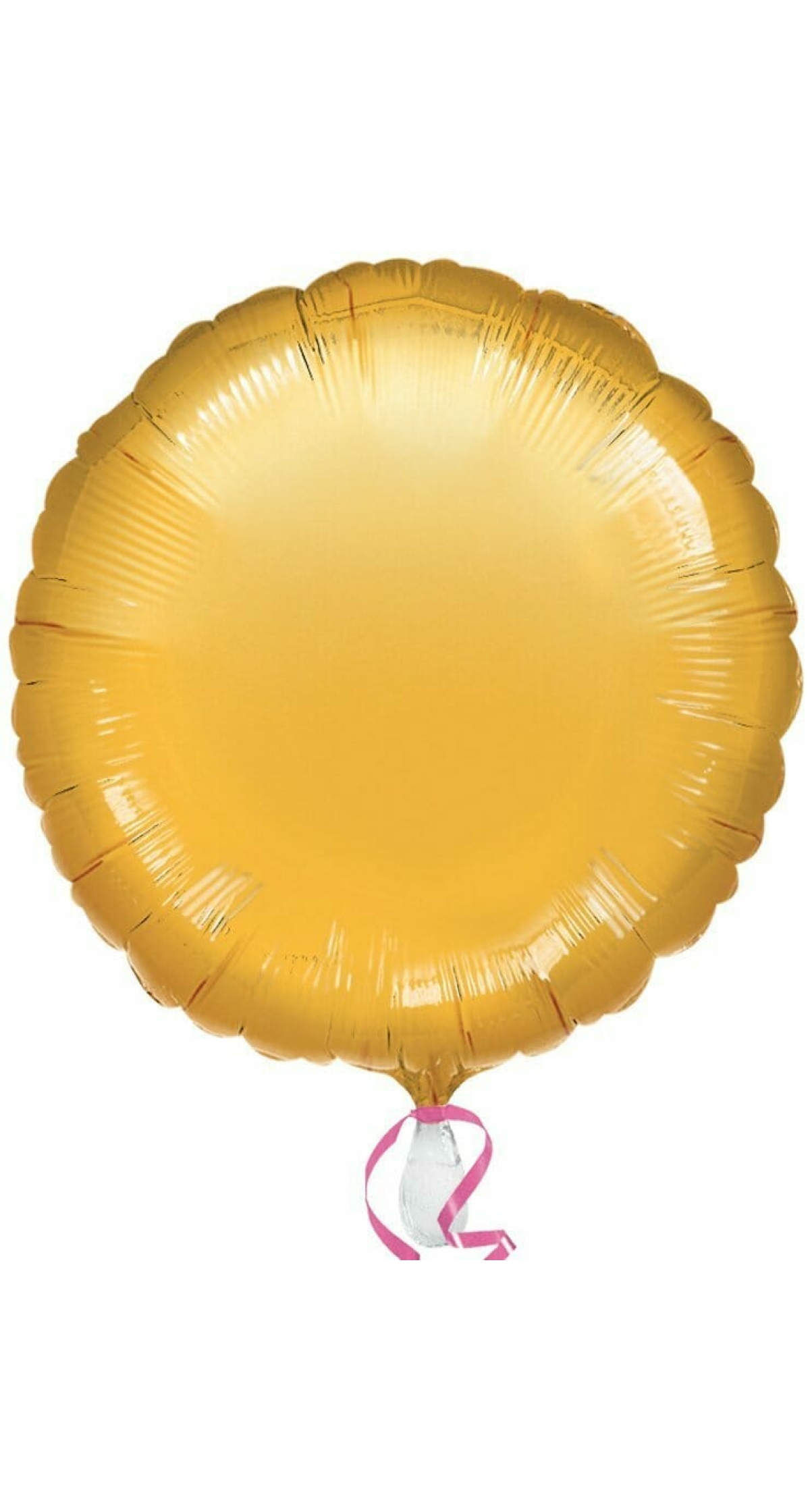 Metallic Gold Round Foil Balloon 18"