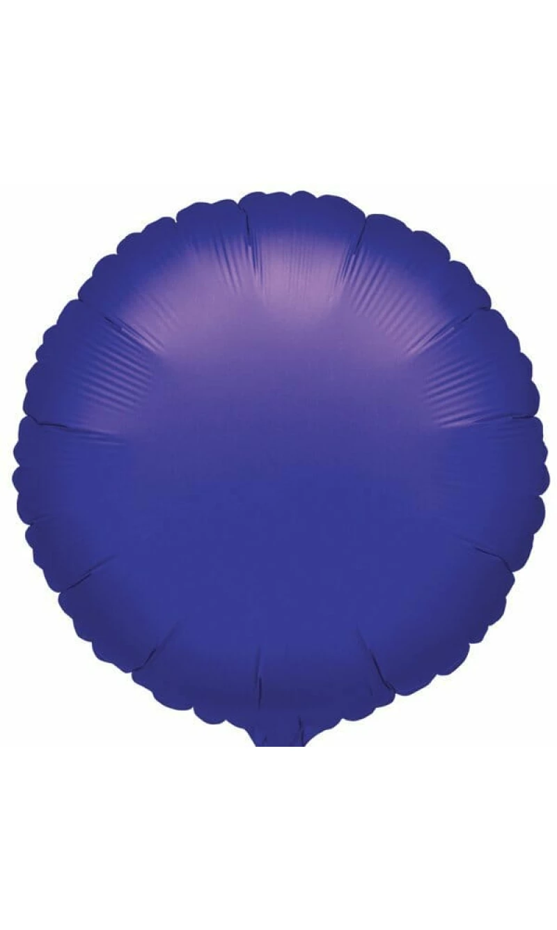 Metallic Purple Round Foil Balloon 18"