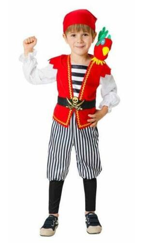 Caribbean Pirate Boy - Age 3 to 4 Years