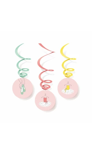 Little Dancer Deco Swirls - 6pk