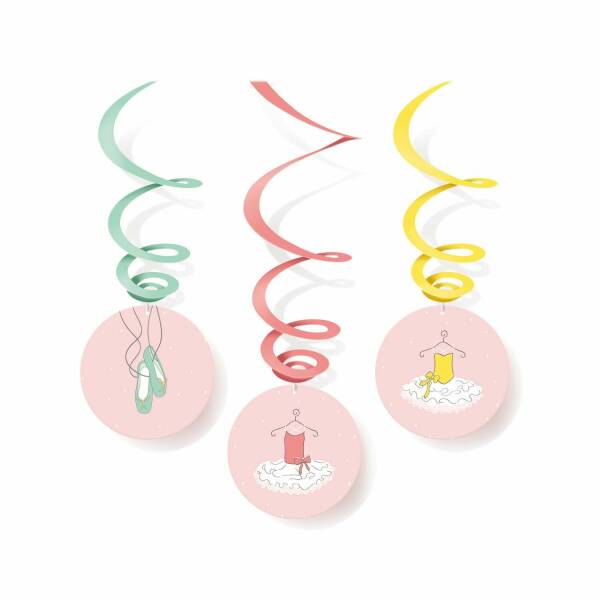 Little Dancer Deco Swirls - 6pk