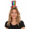 Rainbow Mini Hat Headband - Adult One Size