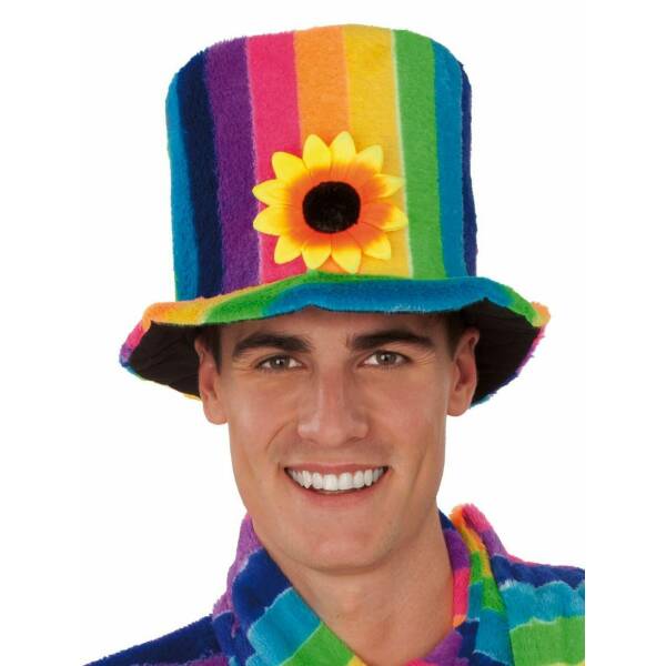 Rainbow Hat & Scarf - Adult One Size