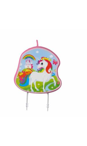 Character Candle Unicorn Height - 9 cm