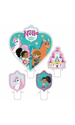 Nella The Princess Knight Candles Set - 4pk