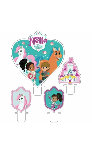Nella The Princess Knight Candles Set - 4pk