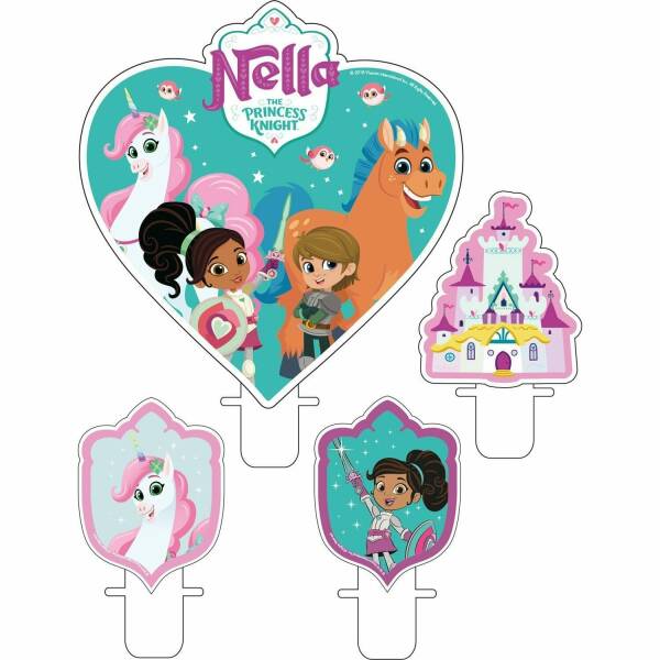 Nella The Princess Knight Candles Set - 4pk