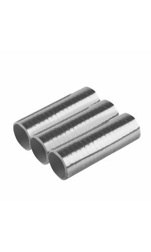 Silver Dream Metallic Streamers (0.7 x 400cm) - 3pk
