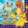 Pokemon Lunch Napkins 33cm x 33cm - 16pk