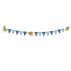 Happy Dinosaur Happy Birthday Bunting Flag Banner - 1.80m