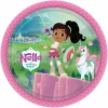 Nella The Princess Knight Round Paper Plates 23cm - 8pk