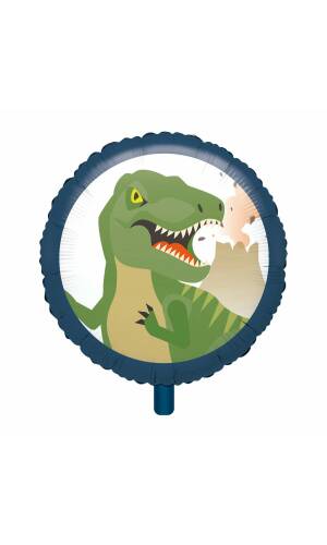 Happy Dinosaur Foil Balloon - 17"
